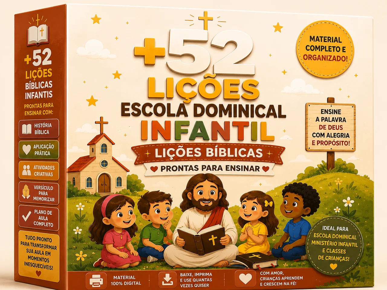 Kit Plano Básico - 52 Lições